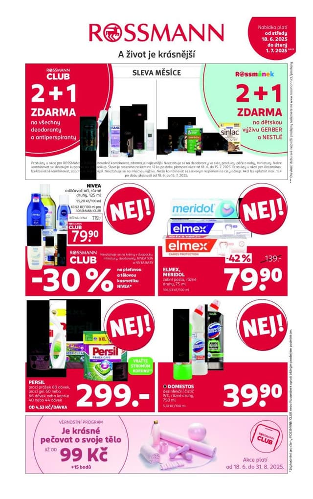 Rossmann drogerie leták 16. - 29.9.